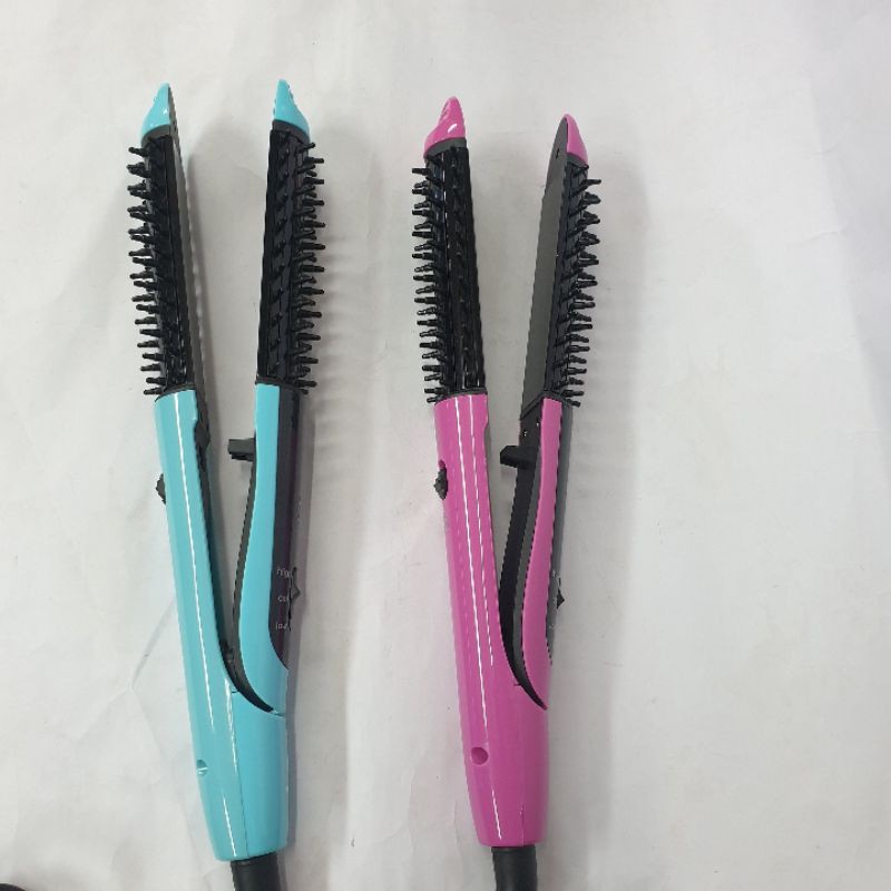 LADYSTAR | Catokan Sisir BLOW | LS078 |  2 in 1 Curly Kriting Murah