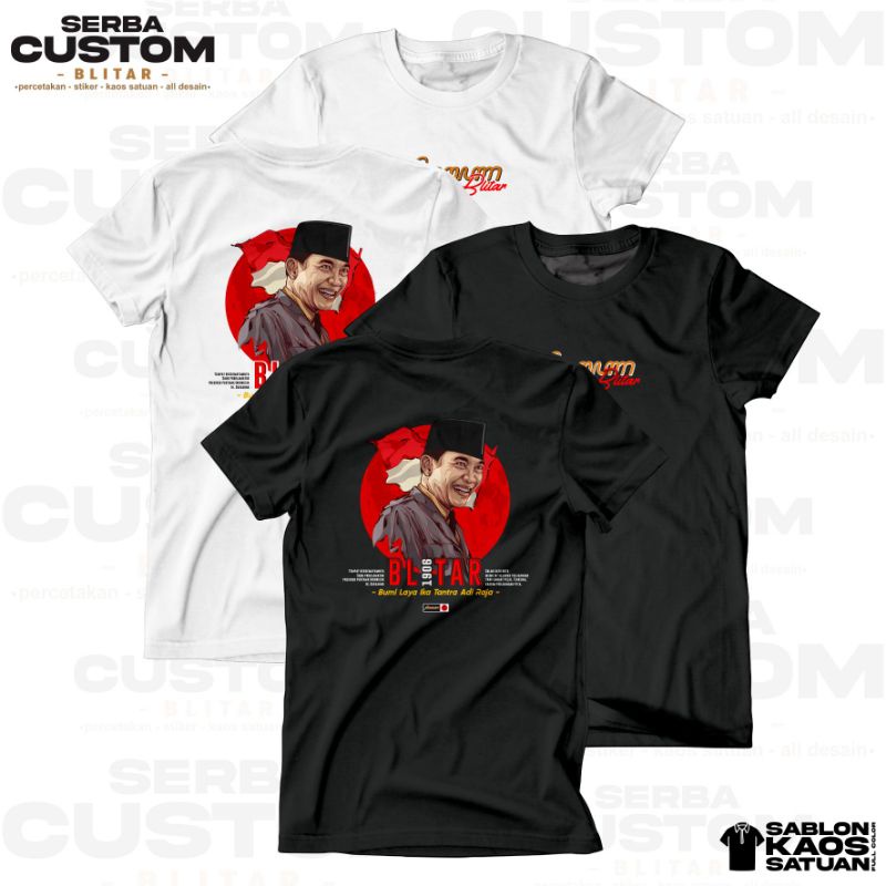 KAOS POLOS / KAOS DISTRO / KAOS CUSTOM / KAOS SOEKARNO / KAOS OLEH-OLEH BLITAR