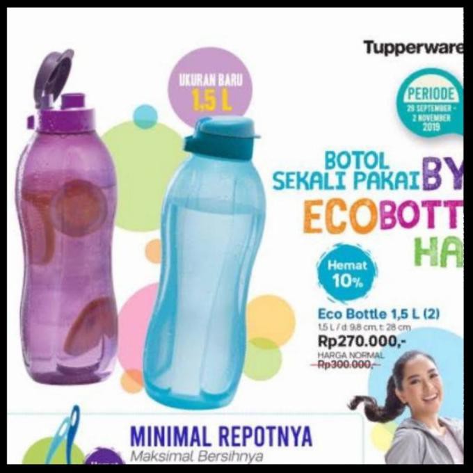 Hemat Eco Bottle 1.5 Liter Isi 2 Pc Promo