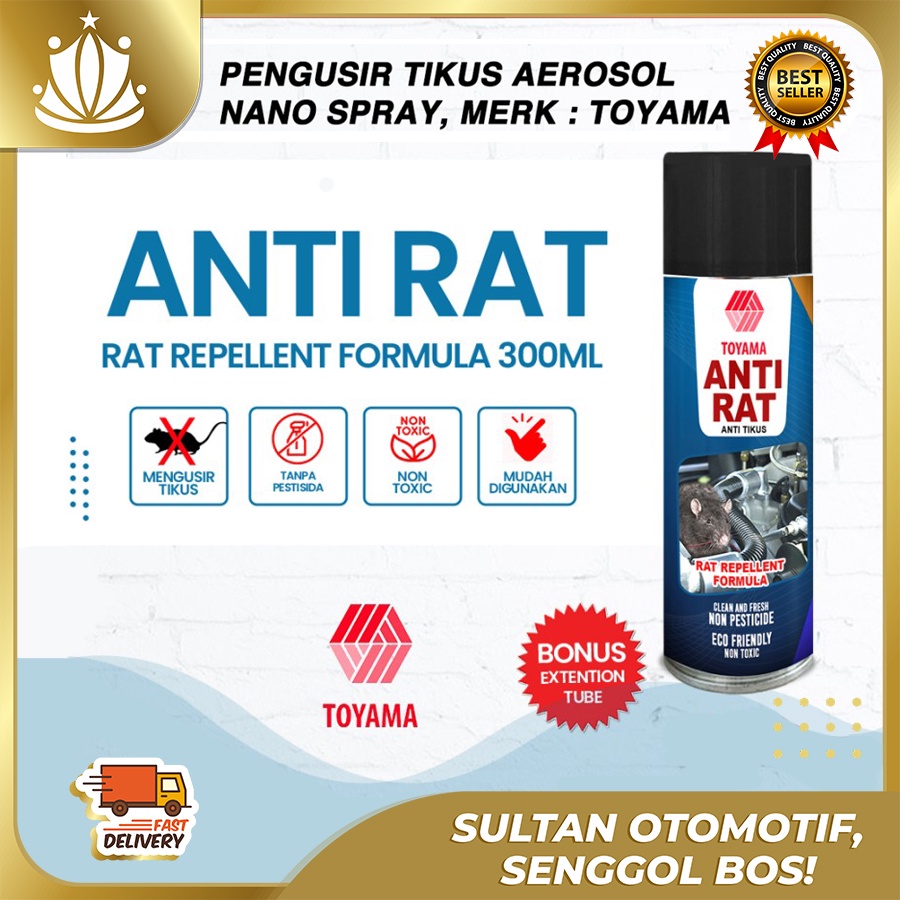 Pengusir Tikus Alami Aerosol Spray 300ml