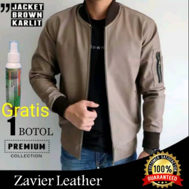 Jaket pria casual semi kulit terlaris