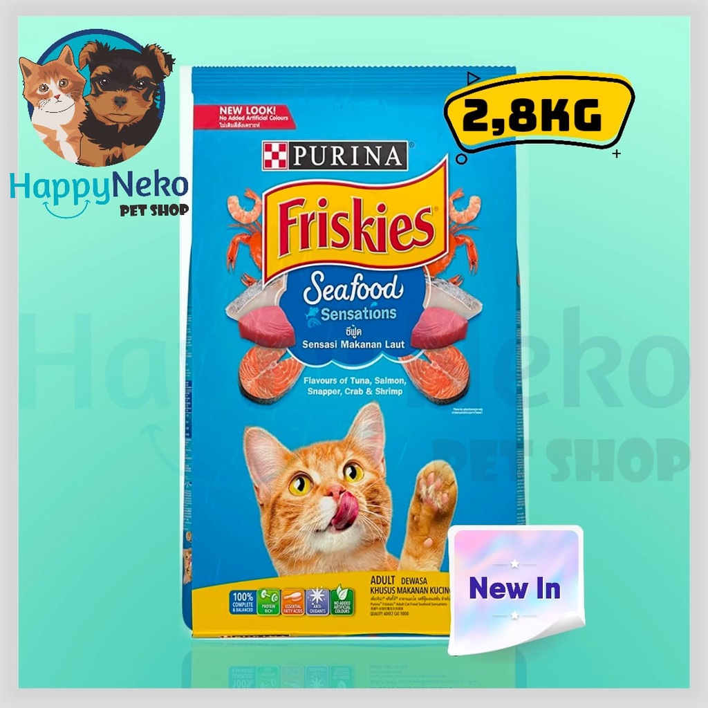 Jual Friskies Cat Food Seafood Sensations 2,8Kg Kemasan Baru Shopee