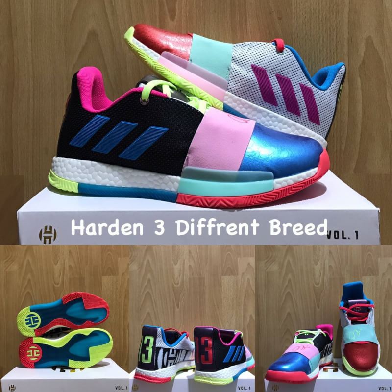 SEPATU BASKET ADIDAS HARDEN 3 DIFFERENT BREED  PREMIUM QUALITY