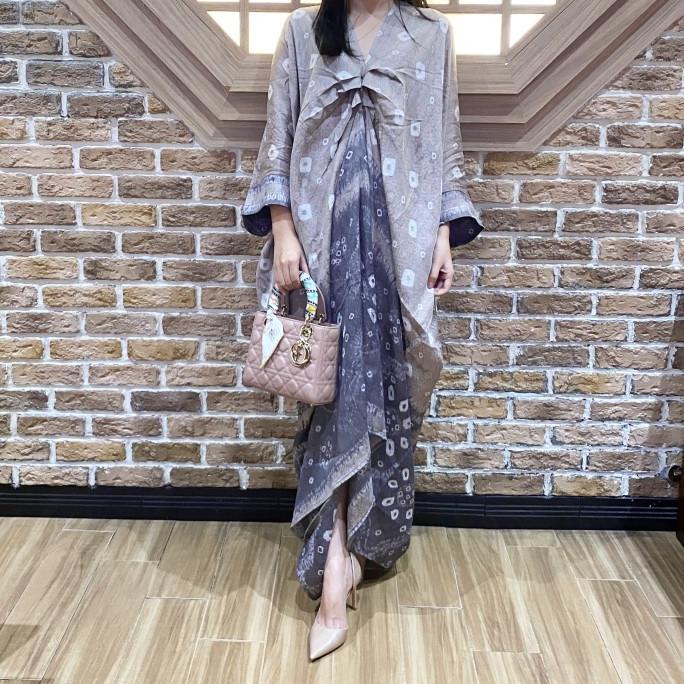 Kaftan Jumputan Ulu - Kaftan Jumputan Palembang Terbaru