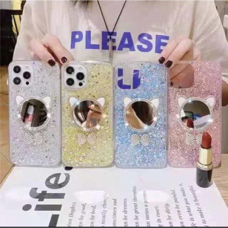 Case mirror glitter for Samsung A12,A22(4G),A22(5G),Sam A02,A02S