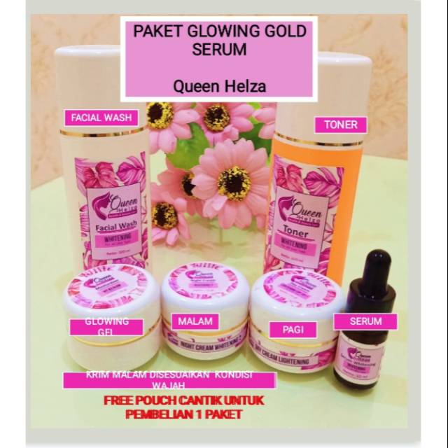 PAKET GLOWING QUEEN HELZA