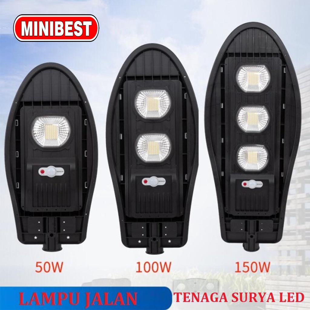 [MB] Lampu jalan cobra / pju cobra solar cell /pju tenaga matahari 50w