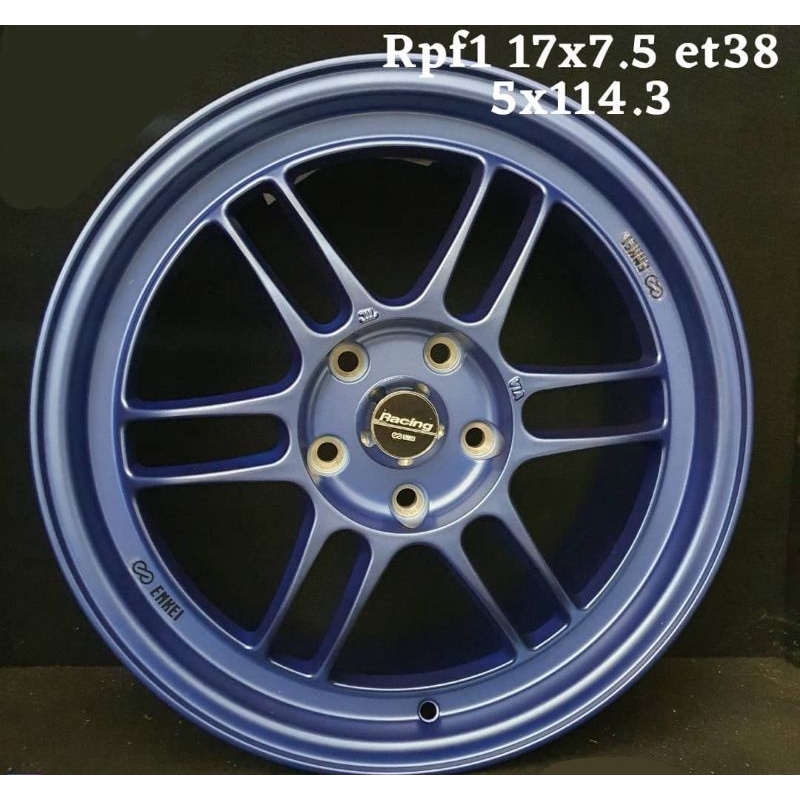 Velg enkei rpf1 r17 velg racing mobil enkei rpf1 ring 17