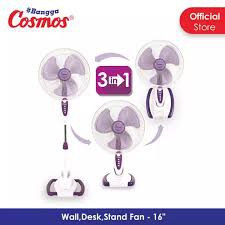 Kipas Angin Cosmos 3 in1 Wadesta (Wall, Desk, Stand) 16 S033