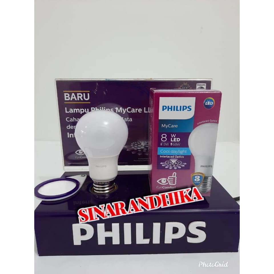 LAMPU PHILIPS LED 8 WATT