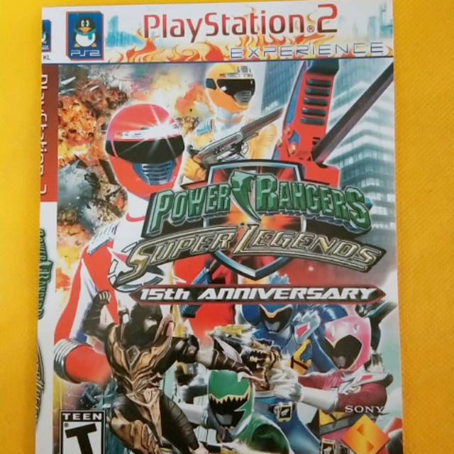 Murah meriah kaset PS 2 power rangers super legends