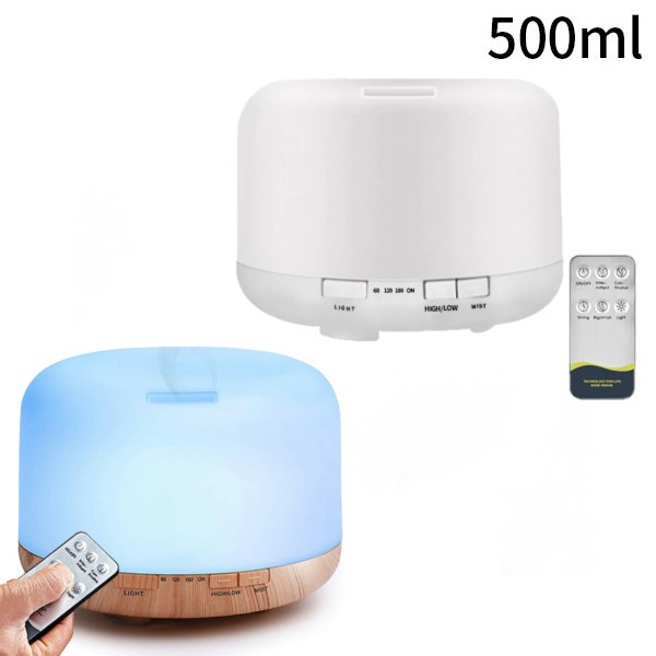 Air Humidifier Aromatherapy Oil Diffuser 7 Color 500 ml with Remote Control - A770