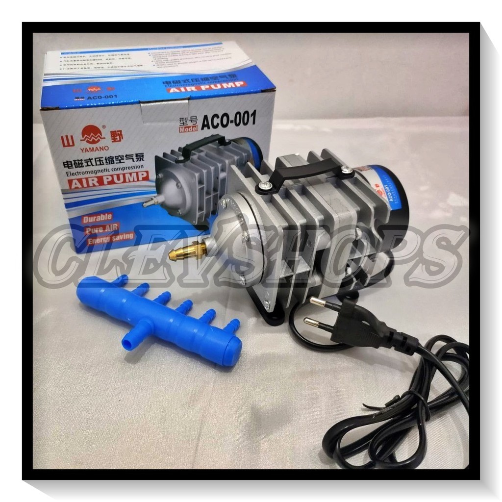 POMPA AERATOR KOLAM AQUARIUM YAMANO ACO 001 AERATOR 6 LUBANG