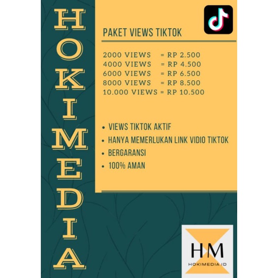 View tik tok permanen termurah no drop tik tok bergaransi