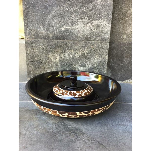 Bokor padelokan(bahan kayu nangka) uk30cm