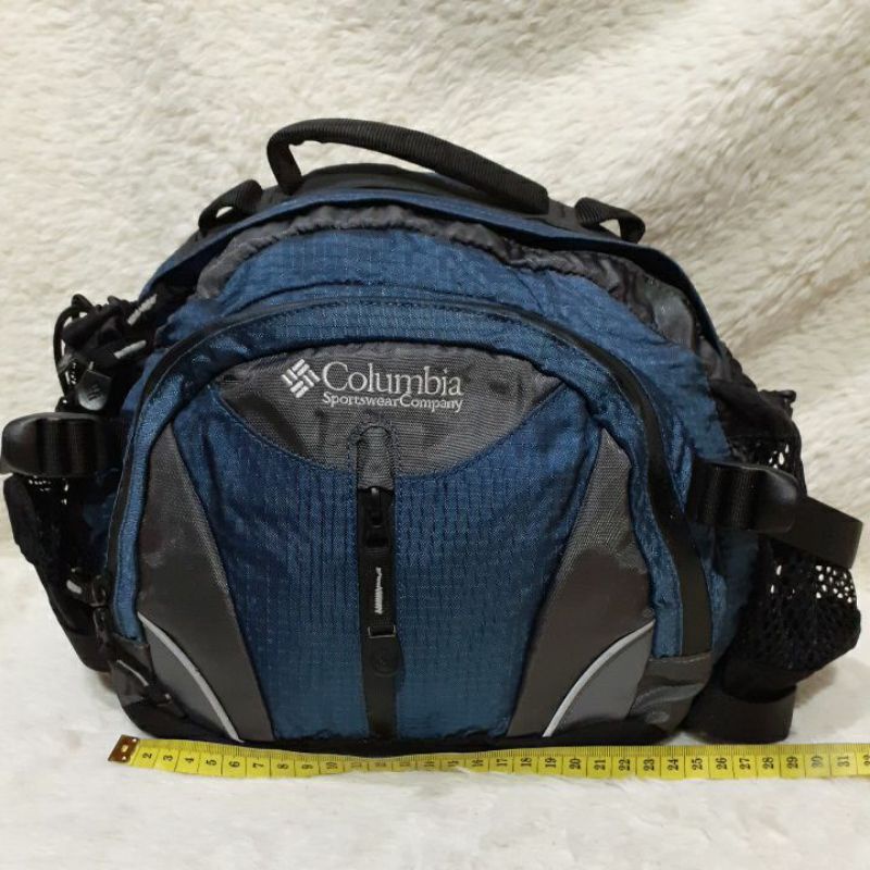 Tas Pinggang Second / Preloved / COLUMBIA Waist Bag Biru Tanpa tali punggung / Tas Pinggang / Tas Se