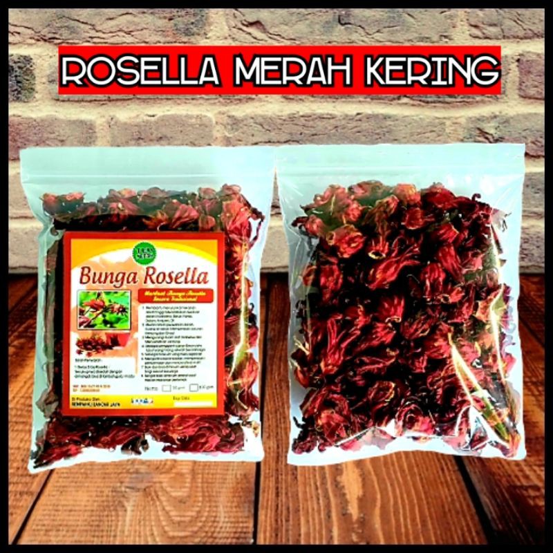 rosella merah kering 100gr