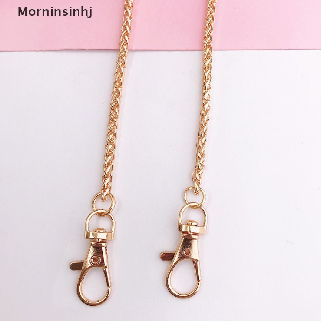 Mornin Tas Selempangbahu Wanita Bahan Metal Tali Rantai Besi Holder Handphone