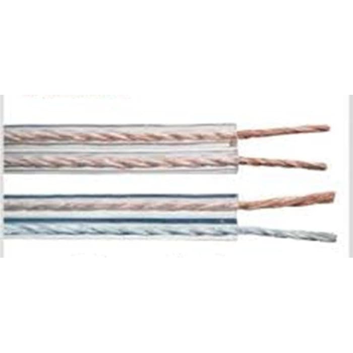 Kabel Listrik Transparan 2x50 Kabel Audio Kabel Serabut 50 Yard
