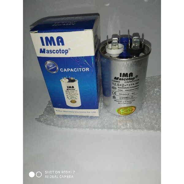 capasitor ac ukuran 12,5+2uf/mikro