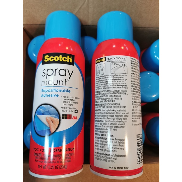 

Cherry | Spray mount 3M - Lem kertas 290gram