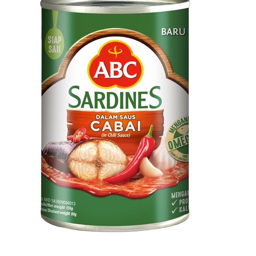 

Best Seller!! KODE-491 ABC Sarden Saus Cabai 155 gr - Multipack 6 pcs
