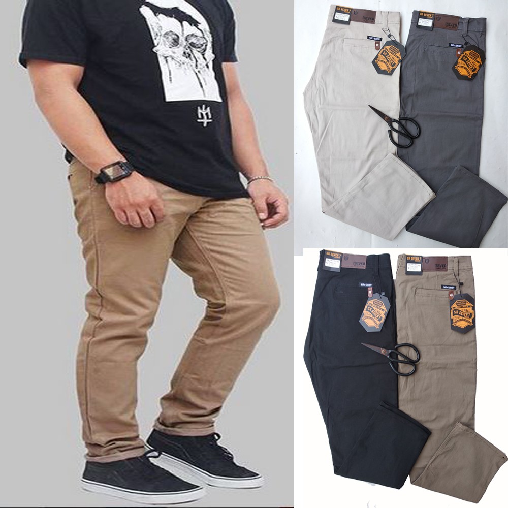 REGULER CELANA CHINO BAHAN MELAR ELATIS