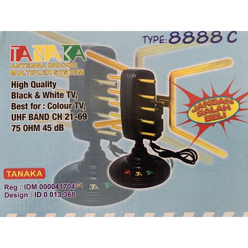 Antena Indoor Dalam Tanaka 8888C - Antena LED TV