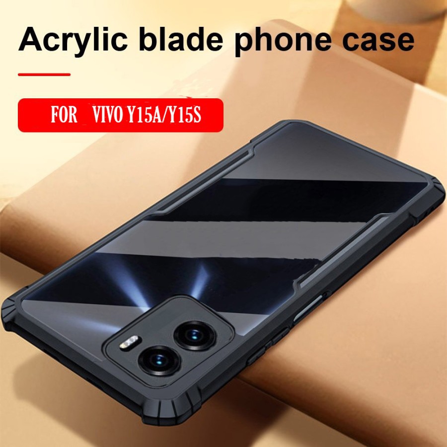 CASE CASING COVER Hardcase Vivo Y15S Shockproof Transparant Protect Camera Case Vivo Y15S