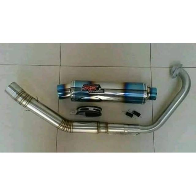 Knalpot racing R9 Mugello PNP motor scorpio