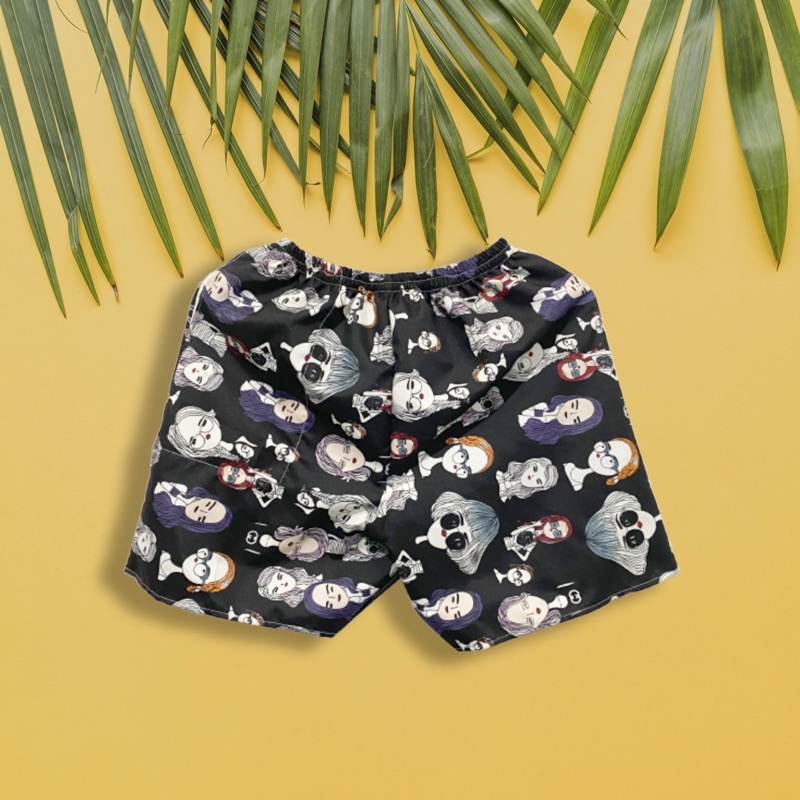 ECER HARGA GROSIR TERMURAH DI SHOPEE CELANA BOXER CELANA PENDEK  PRIA WANITA CELANA KOLOR CELANA KOTAK CEALANA MOTIF-Jade