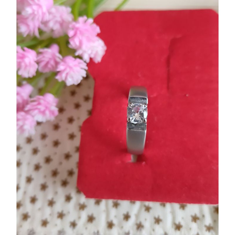 Cincin Titanium Permata  Cincin Faahion46