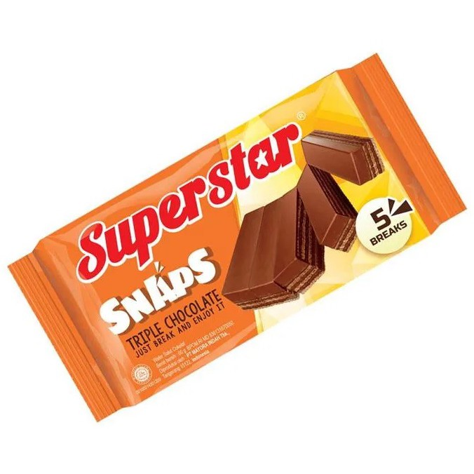 

Superstar Snaps Triple Chocolate 28gr