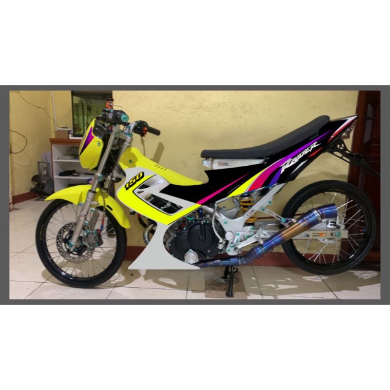 STRIPING STICKER SATRIA FU CBU / BARONG RAIDER 150
