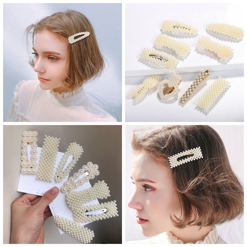 Mutiara Jepit Rambut Wanita Hairclip Fashion Penjepit Rambut Hairpin Perhiasan