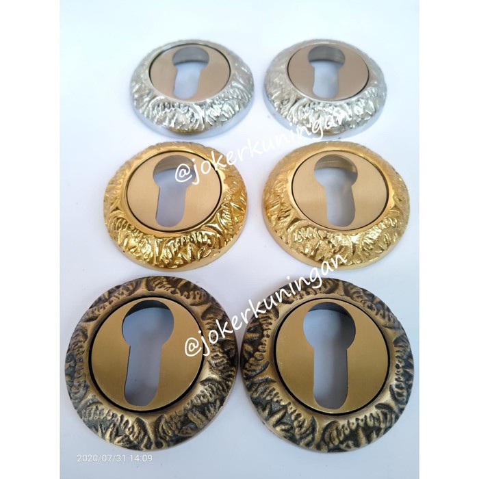 Lubang kunci kuningan antik - Antik brass