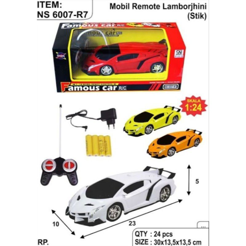 Rc mobil remote control sedan Lamborgini cas lamborgini R7