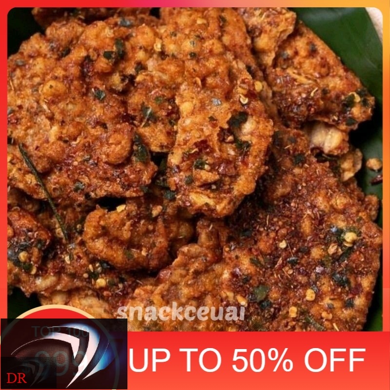 

keripik tempe bandung pedas daun jeruk netto 100 gram