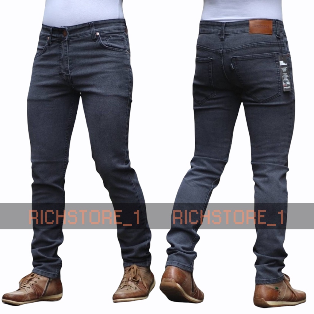 Celana Jeans Panjang Pria Celana Panjang Pria Street Celana Jumbo Bige SIze  Premium Original Brand