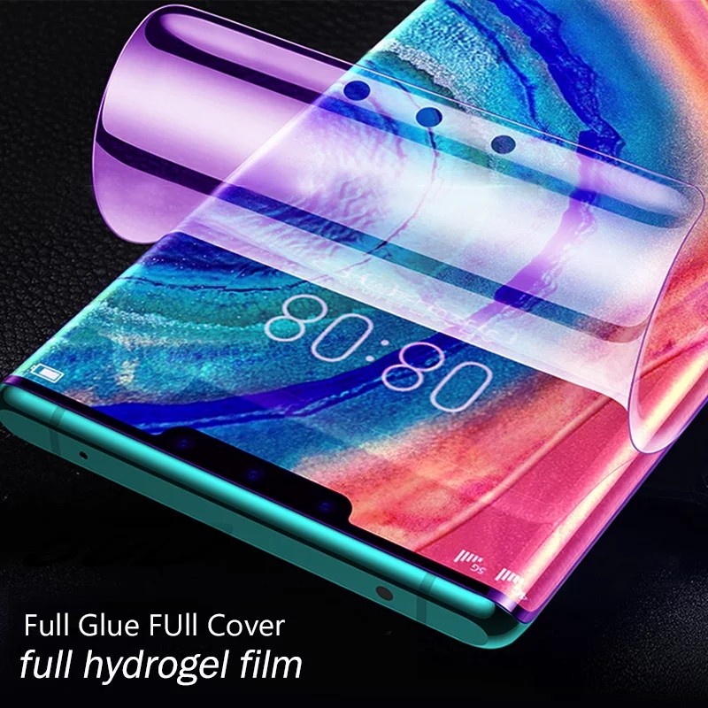 REALME 5 5i 5 PRO REALME 6 6 PRO ANTI GORES HYDROGEL DEPAN BLUE LIGHT CLEAR FRONT SCREEN GUARD JELL PELINDUNG LAYAR FULL COVER