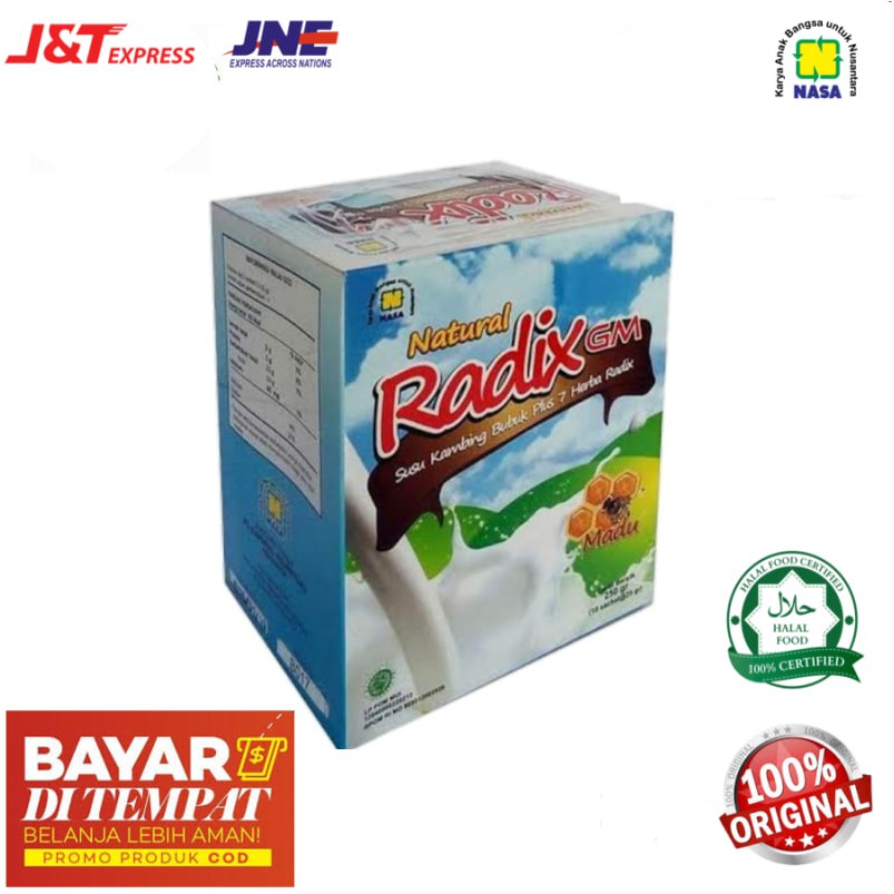 

Radix Susu Kambing Etawa Rasa Madu Original NASA nieniethurminie