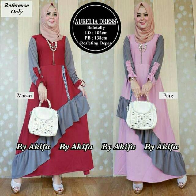 Gamis syari Aurelia dress