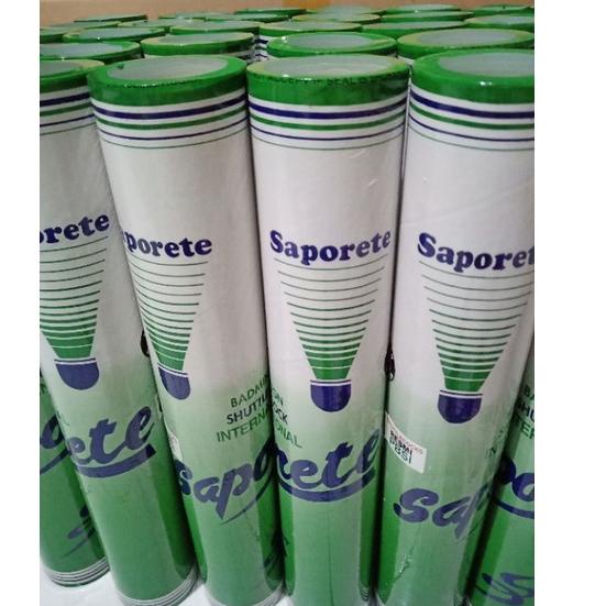 kok saporete / shuttlecock saporete / cock saporete green / kok bulutangkis saporete [PRN.01Jl22ᵀ]