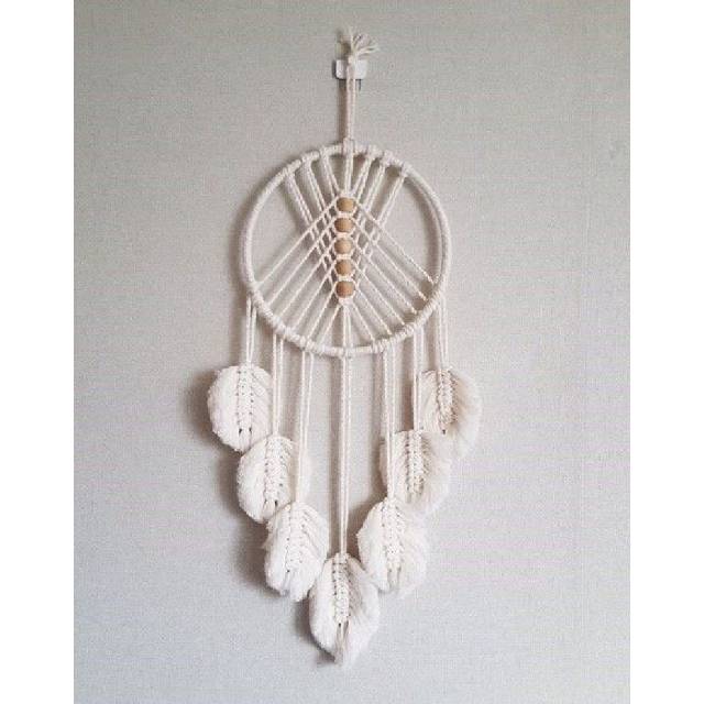 READY STOK) macrame hiasan dinding daun / macrame wall hanging/Dekorasi rumah