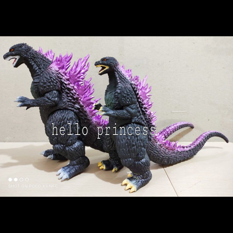 FIGURE GODZILLA KING MONSTER GODZILLA 2000 BAHAN KARET