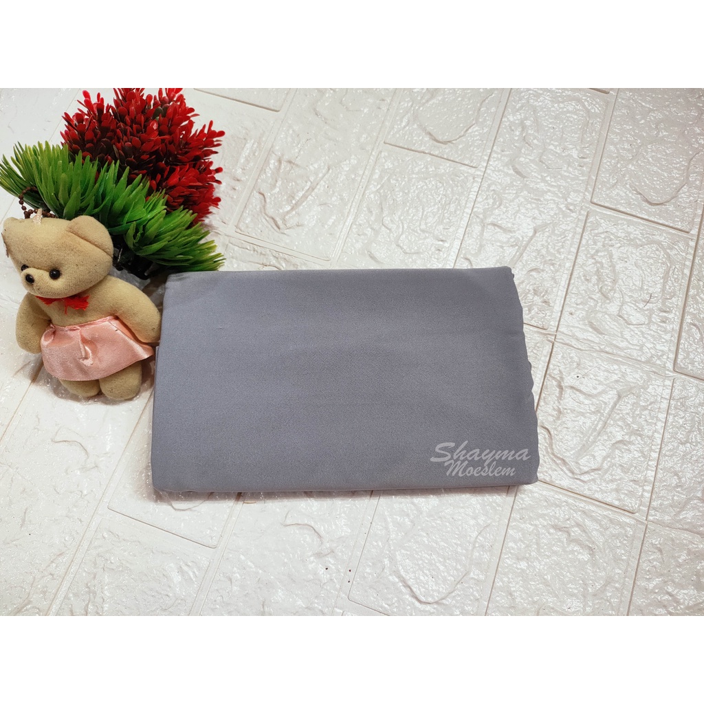 Pashmina Jersey Malay Shawl Panjang 180x75cm / Pasmina Bahan Jersey-PASH JERSEY SILVER