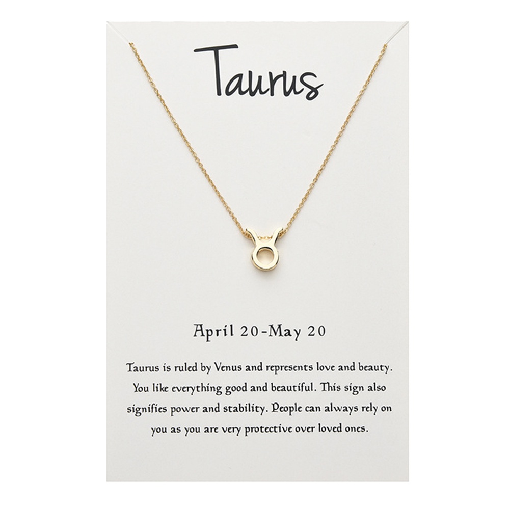 Hu Hu Hu Hu Hu Alat Bantu Pasang Kacamata♡ Kalung Rantai Dengan Liontin Dua Belas Rasi Bintang Untuk Wanita