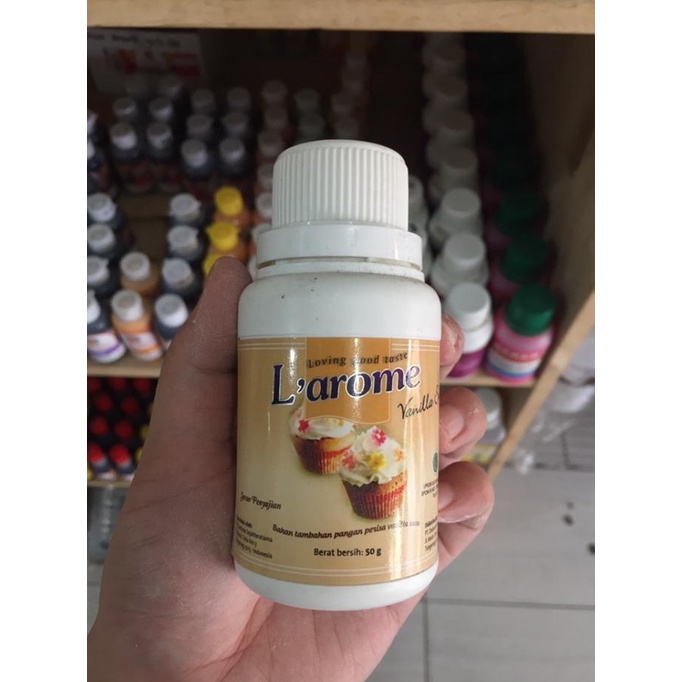 

\"\"\"\] L'arome perasa vanilla susu 50gr