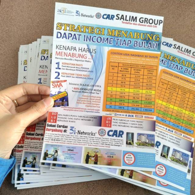 

Brosur A5 1sisi/ 2sisi 500lembar