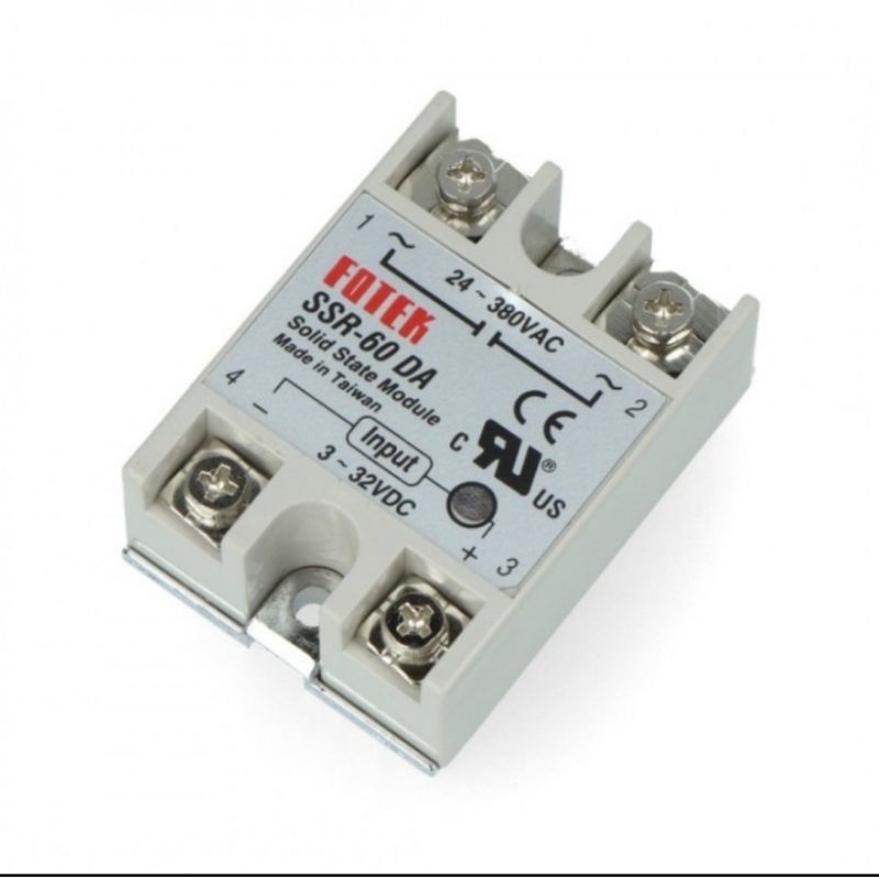 Solid State Relay SSR-60 DA 60A/3-32VDC/24-380 VAC FOTEK